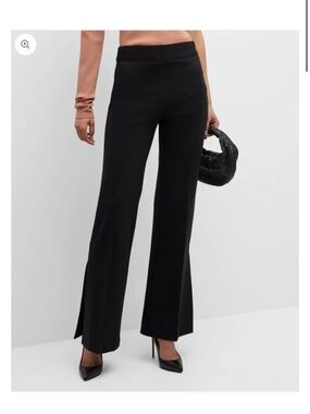 Spanx The Perfect Pant Double Split Hem Wide Leg Size Medium